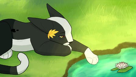Half body + basic bg + shading